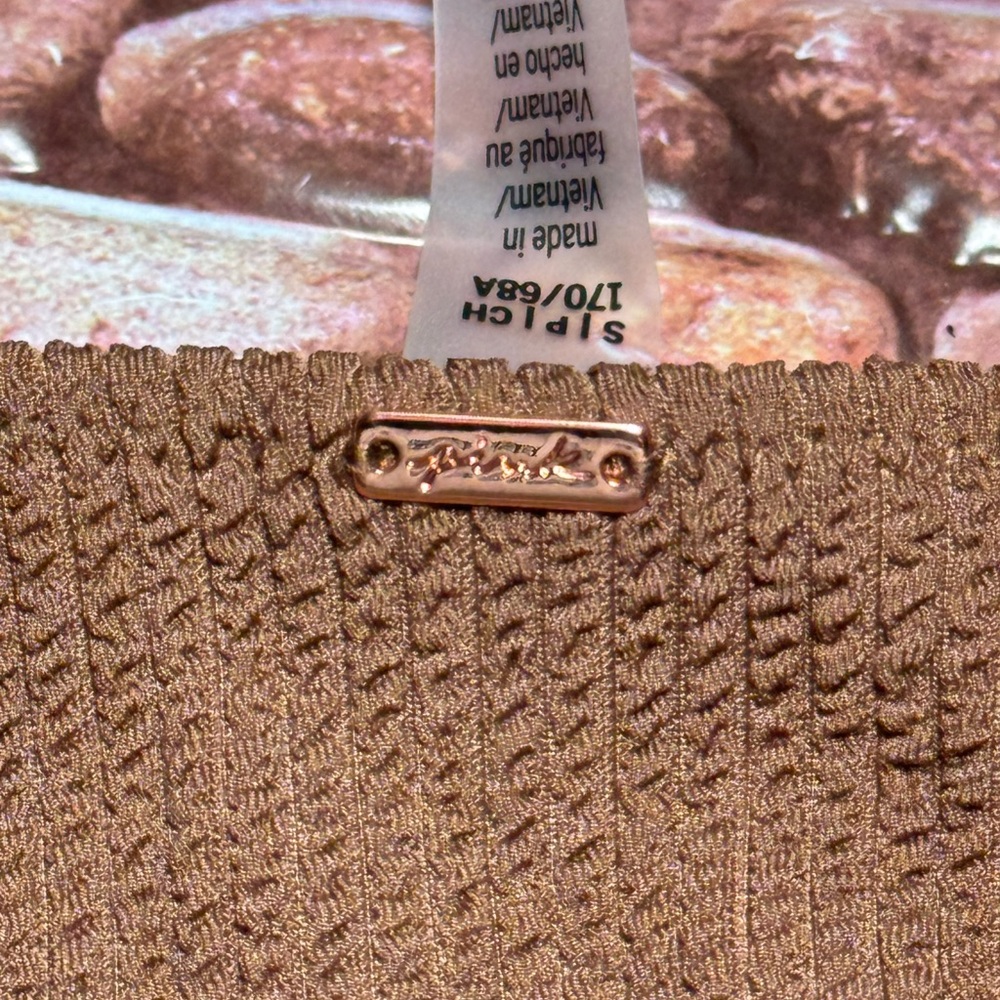 Victoria Secret  PINK brown cheeky bikini bottom New - Picture 4 of 6
